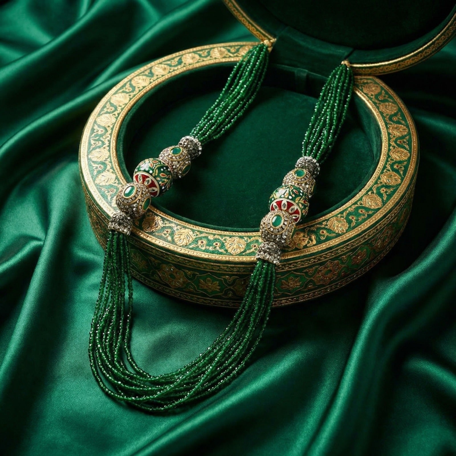 Crystals and Beads Necklace Sets