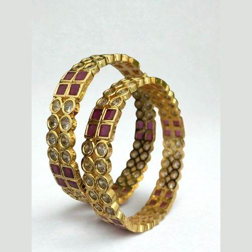 Kundan Bangles 6 - Jouell