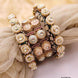 Golden Multi-Stone Bridal Chuda Bangles Set with Pearl Detailing - Jouell