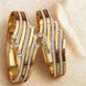 Golden Crystal Studded AD Bracelets for Women & Girls - Jouell