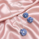 Blue Floral Pendant Set
