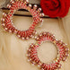 Red Pearl Studded Bridal Chura Bangles Set for Women