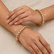 Gold-Tone Classic Kundan Bangles Set for Women