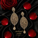 Mehendi Polish Statement Earrings for Women
